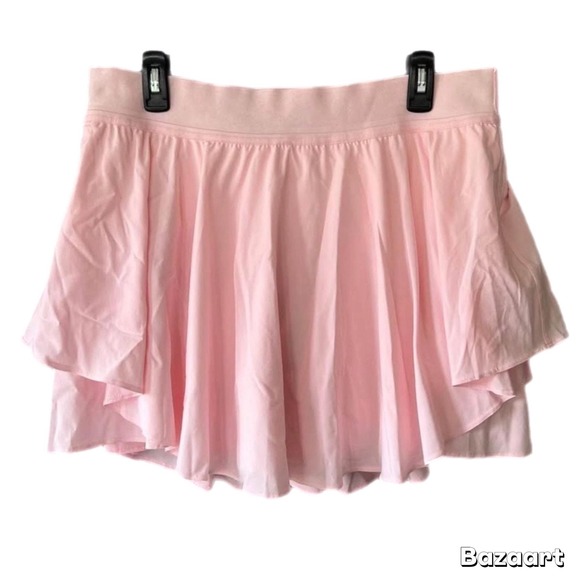 RARE Lululemon Court‎ Rival High Rise Skort Skirt Strawberry Pink Milkshake sz 4 - Picture 5 of 13
